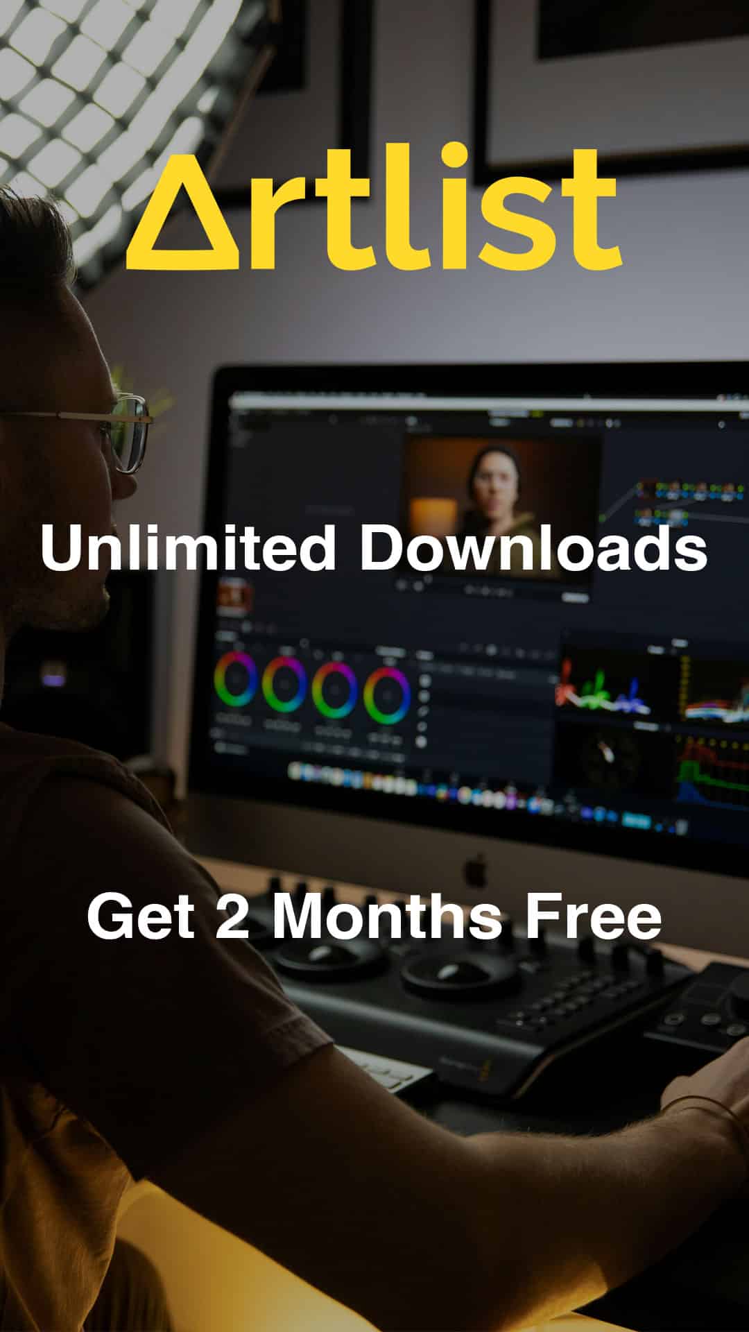 Artlist Banner Ad