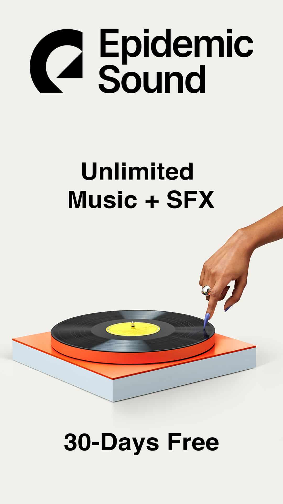 Epidemic Sound Banner Ad