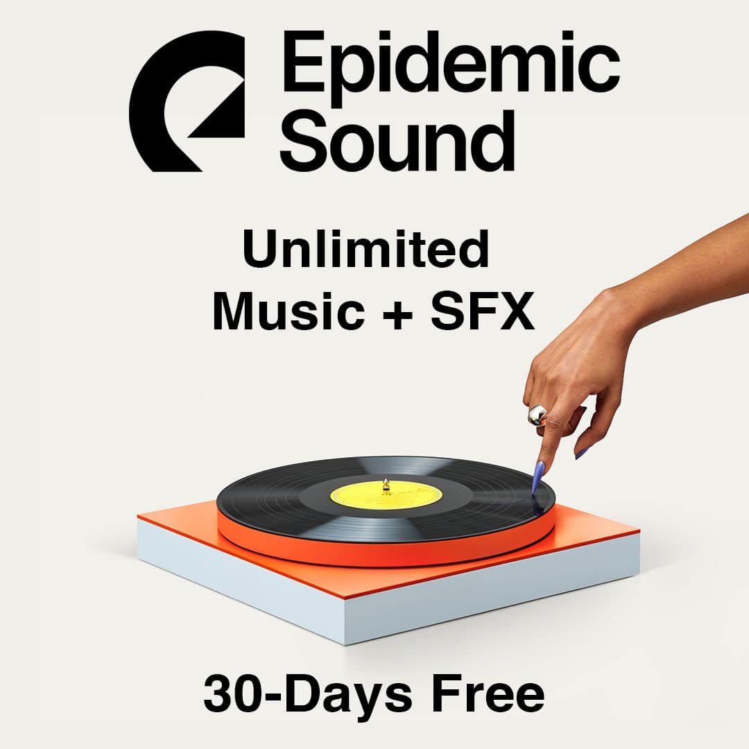Epidemic Sound banner advert