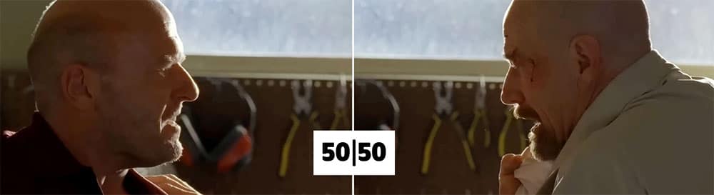 50/50 shot